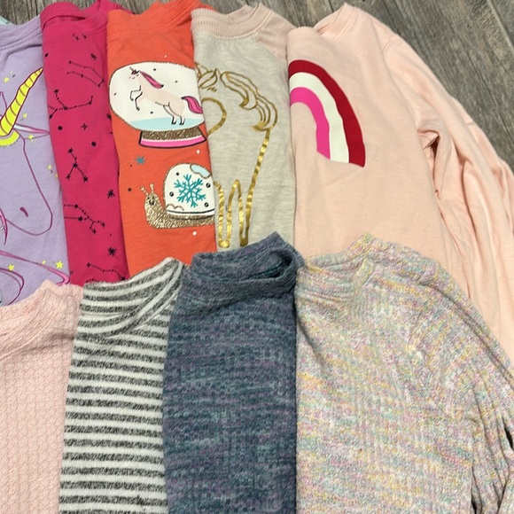 Cat & Jack Girls Long Sleeve Bundle of 20 pieces - Picture 5 of 11